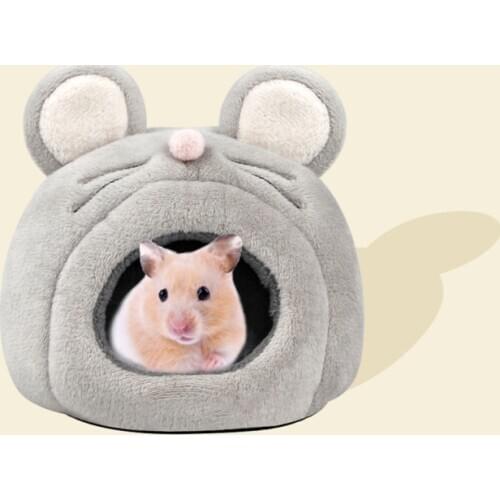 Warm Bed Rat Hammock Squirrel Winter Pet Toy Hamster Cage House Pet Bed Warm Cage Cave Bed Cute Pet Nest For Small Animals