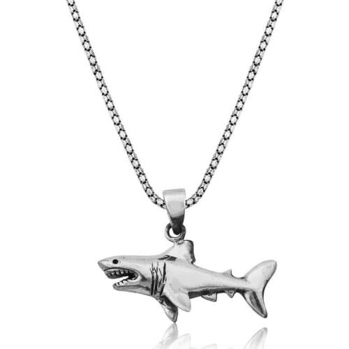 Tevuli 925 Sterling Silver Dog Fish Necklace