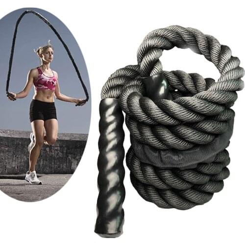 Heavy Jump Ropes for Fitness Weighted Adult Skipping Rope Exercise Battle Rope for Men Women Total Body Workouts Building Muscle