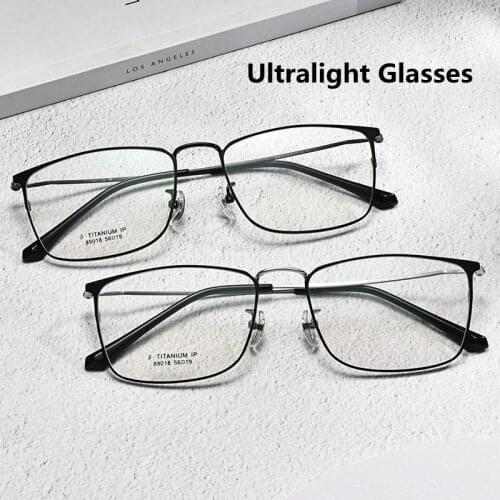 Pure Titanium Ultra Light Full frameAnti-blue Light Glasses UV400 Computer Radiation Eyeglass Gaming Eyewear Spectacle Frame
