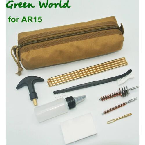 Green World Universal Gun Cleaning Kit , Clean Rifle Set for AK47 and AR15
