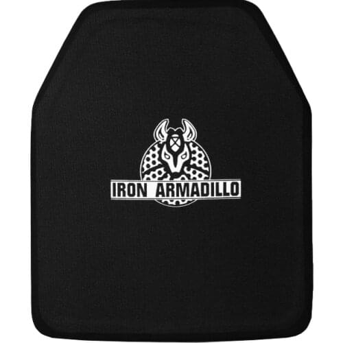 IRON ARMADILLO Bulletproof Plate NIJ Level III UHMWPE Stand Alone 10x12 inch single curve fast shipping