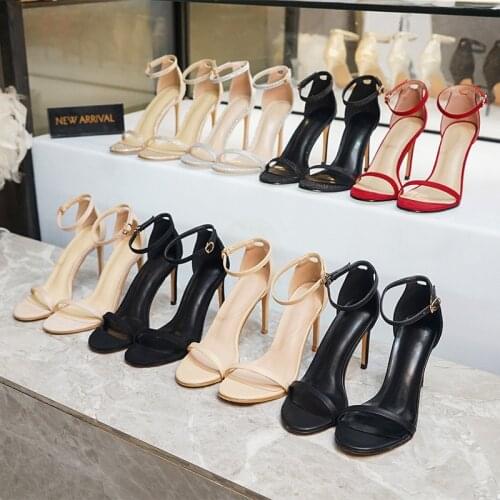 Firowe Women PU Ankle Strap Office & Career Buckle Strap Sandals sandalias de verano para mujer