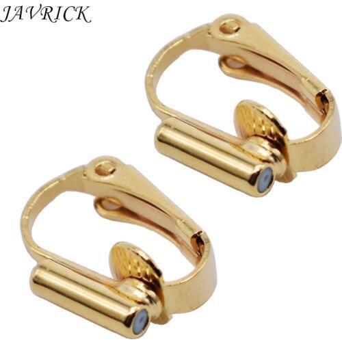 1 Pair DIY Clip-on Earring Converters Jewelry Findings for None Pierced Ears