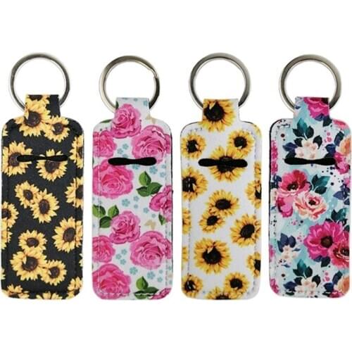 1PCS Outdoor Travel Portable Hand Sanitizer Bottle Cover Perfume Bottle Cover Lipstick Cover With Keychain Carrier