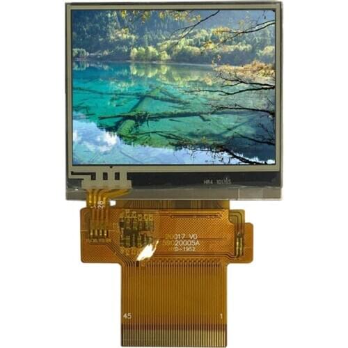 2.0 inch 320*240, ILI9342C, MCU SPI+RGB SPI interface TFT LCD Transflective IPS with touch panel outdoor sunlight readable