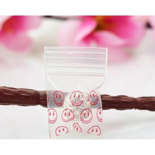 2*2.8cm zip plastic bags thick jewelry pouch bag wholesale jewelry display gift bags plastic zipper lock PE bags 100 pieces