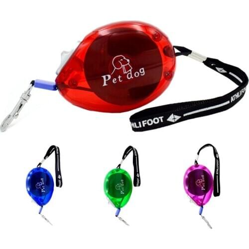 2.5m Retractable Dog Leash 8 ft Dog Walking Leash Anti-Slip Belt For Small Dogs Puppy for Medium/One Button Break & Lock