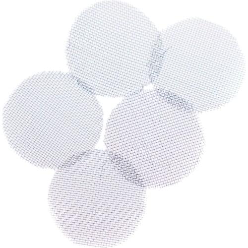 200 Pieces 0.81 inch Stainless Steel Silver Filters Pipe Screens