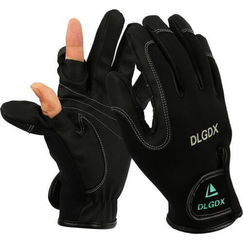 2021 New Professional Men Outdoor Fly Fishing Gloves Surfcasting Luva Pesca Guantes Photography Hunting Gloves Waterproof