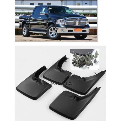 For Dodge Ram 1500 2500 3500 2009-2016 4PCS Brand New Splash Guar Mud Guards Mud Flaps Fender Car Styling Auto Accessories