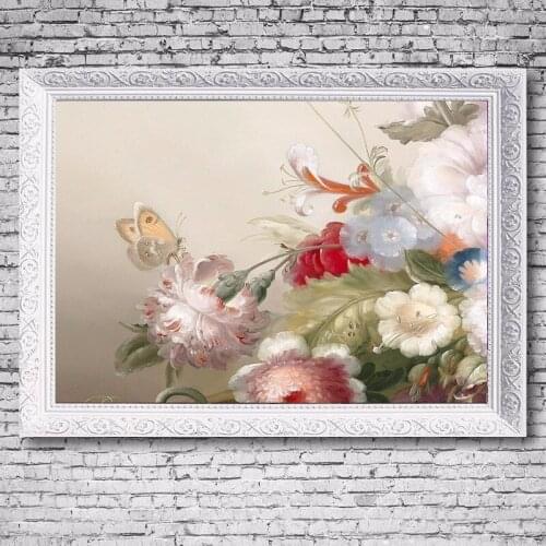 5D DIY Diamond Square/round Drill Mosaic Painting Pink Rose Flowers Butterfly Embroidery Handicraft Hobby Home Decor Sale