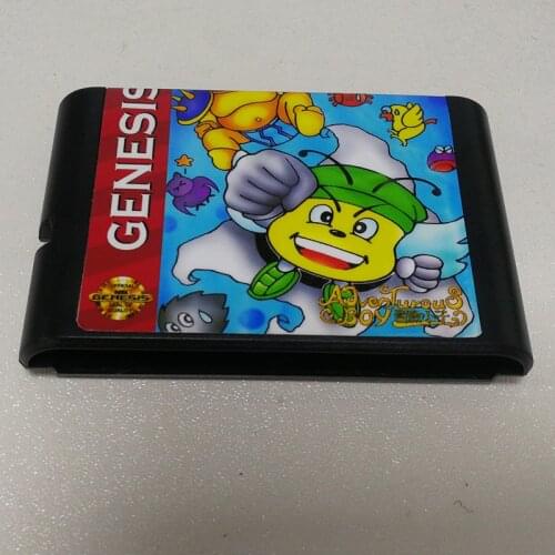 Adenturous Boy 16 Bit MD Game Card Sega Mega Drive Genesis