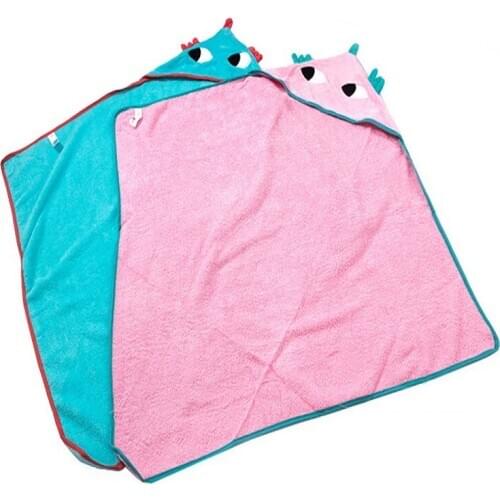 Baby Bathrobe Cute Cartoon Pattern Baby Blanket Kids Hooded Bathrobe Toddler Baby Bath Towel Newborn Baby Blanket Children Towel