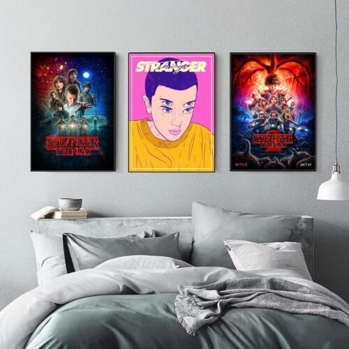 White photo paper hd printing, film "stranger things" family bedroom decoration painting, sea newspaper.40*30CM