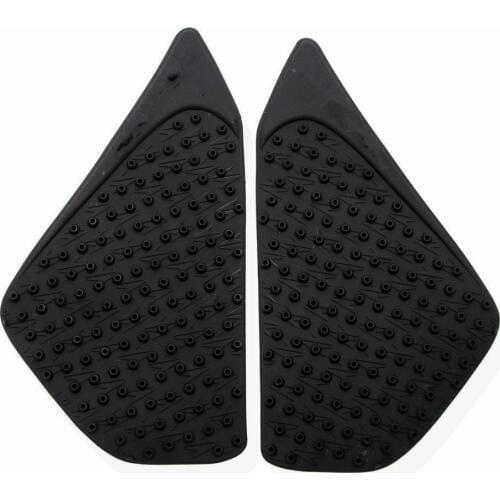 BLACK Motorcycle Gas Tank Pad Traction Side Fuel Grips Decals Protector For Honda CBR1000RR 2004-2007
