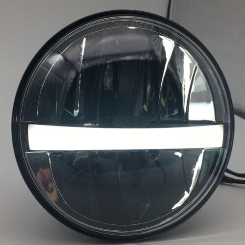 For Harley Dyna Sporter Street Bob FXDB LED Headlight 5.75 inch Motor Headlamp 5 3/4" White DRL For Harley Light