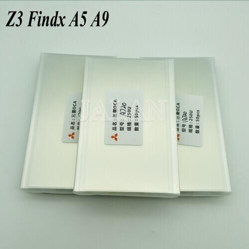 250um OCA Glue For VIVO NEX/Z3 For OPPO Findx/A5/A9 Mobile Phone Lcd Repair OCA Optical Clear Adhesive Film Sticker