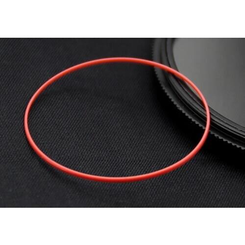 0.5mm Thick Red Watch O Ring for Watch Back Case 16~40mm Size