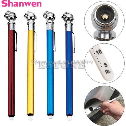 5-50LBS Auto Vehicle Car Motor Tyre Tire Air Pressure Mini Test Meter Gauge Pen G08 Whosale&DropShip