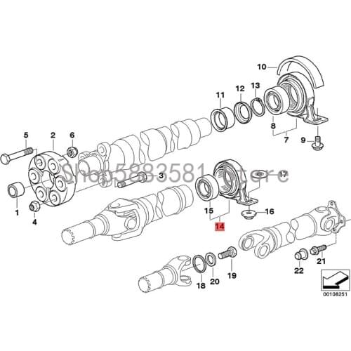 CAR drive shaft bridge bearing bm wE46 318D M47 E46 320D M47 E46 320TD Traction arm bushing Suspension tie rod bearing bush