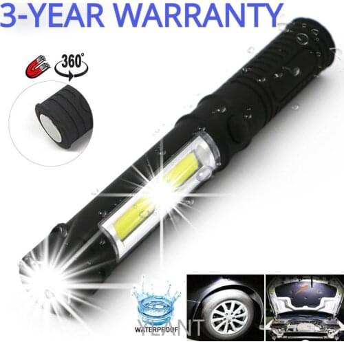 YLANT 2000 Lumens Mini Portable lanterns Working Inspection Torches COB LED Multifunction Maintenance flashlight Magnetic Base
