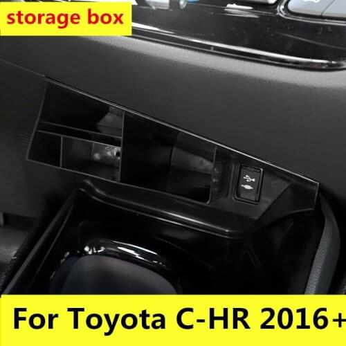 Instrument Dashboard USB Storage Box Case For Toyota C-HR 2018 Car Center Console Platform Case For Toyota CHR 2017 2018 2019