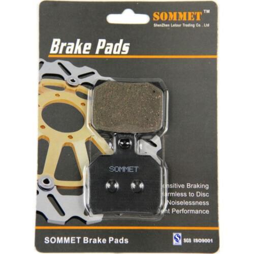 SOMMET Motorcycle Rear Brake Pads Disks 1 pair for APRILIA ETV 1000 Caponord (All models) (2001-2008) ETV1000 LT266