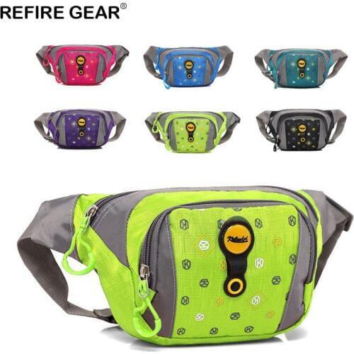 Refire Gear Outdoor Waist Bag Sports Waterproof Lightweight Chest Bag Pocket Trekking Hiking Climbing Skiing Fishing Waist Bags