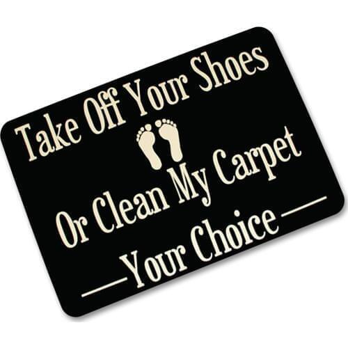 Your Choice Rubber Doormat Entrance Floor Mat Funny Door Mat Indoor Outdoor Welcome Mat