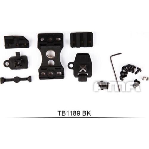 TB1189 Outdoor FMA UTK Helmet Accessory Light Mount For Helmet Guide Rail BK/DE