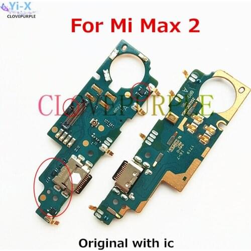 1pcs Original USB Charging Dock Connect Board for Xiaomi Mi Max 2 Charger Plug Flex Cable Replacement Parts