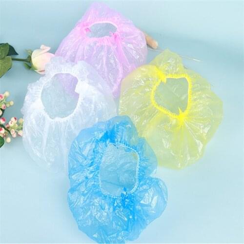 100pcs Disposable Microblading Non Woven Fabric Permanent Makeup Hair Net Caps Sterile Hat For Eyebrow Tattooing Catering Hat