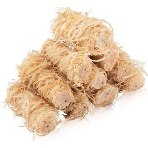 12pcs Fireplace Lighters Eco Wood Firelighters Fire Starters Natural Wood Wool Wax Silk Roll For Outdoor Camping BBQ