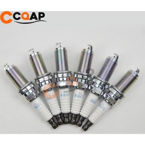 6x Iridium Spark Plug 18840-11051 ILFR5B-11 For Hyundai Genesis Santa Fe Kia Borrego Optima 1884011051 ILFR5B11