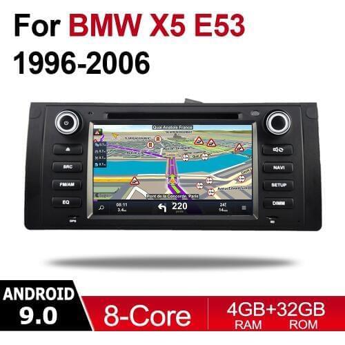 7" Android Car Multimedia player 2 Din WIFI GPS Navigation Autoradio For BMW X5 E53 1999~2006 touch screen Bluetooth