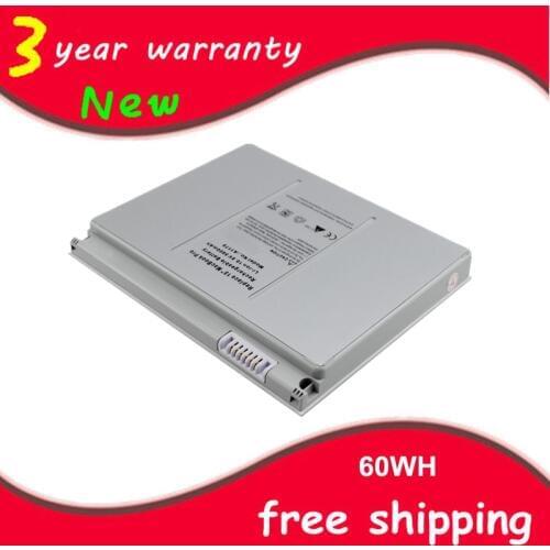 Laptop battery For Apple MacBook Pro 15" A1150 A1211 A1226 A1260 MA463 MA464 MA600 MA601 MA609 MA610 A1175 MA348 MA348G/A J/A