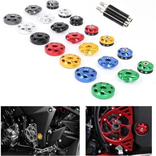 CNC Aluminum Motorcycle Frame Hole Cap Cover Plug Bolt Decorative For Kawasaki Z1000 Ninja 1000 2010-2016 & Z1000SX 2011-2015