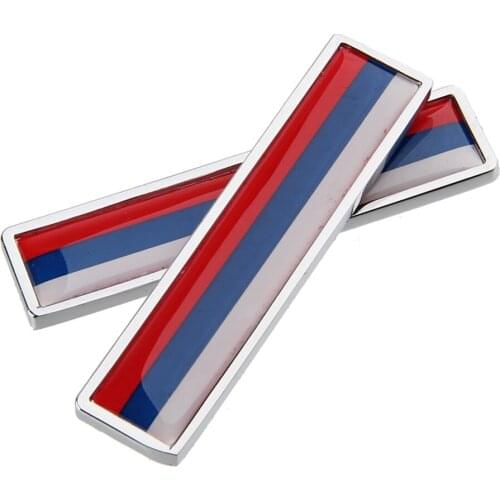 Car Emblem For Russia Flag For KIA Rio Lada Xray Vesta Hyundai IX25 Skoda Solaris Renault Toyota Camry Decals Badge Auto Sticker
