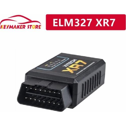 KONNWEI XR7 model ELM327 Bluetooth-compat OBD2 car fault detector diagnostic instrument driving computer instrument Good quality