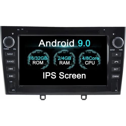 Android 9.0 eight Core DSP Car DVD Player GPS Navi for Peugeot 308 308SW 408 Audio Radio Stereo Head Unit