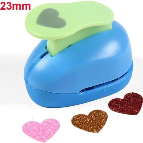 Free Ship 1" Love shaped save power paper/eva foam craft punch Scrapbook Handmade punchers hearts hole punches heart puncher