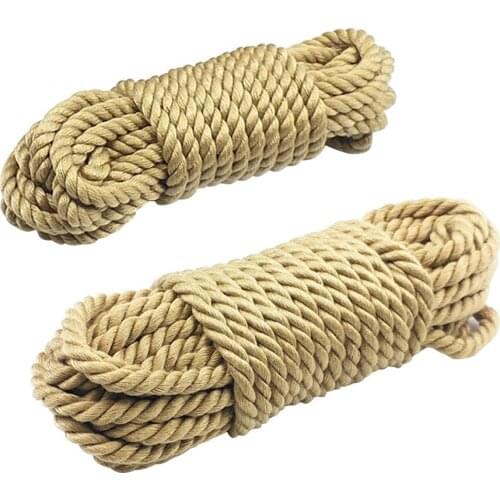 Fetish Slave SM Bondage Rope Adult Game Soft Cotton Rope Restraint Flirting Erotic Products 5m 10m Sex Toys for Couples