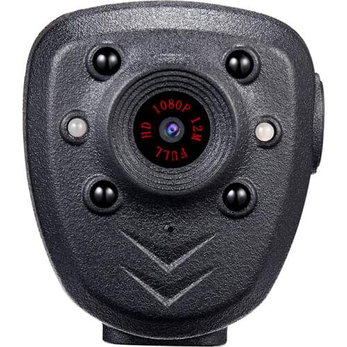 HD 1080P Police Body Lapel Worn Video Camera DVR IR Night Vision LED Light Cam 4-hour Record Digital Mini DV Recorder Voice 16G