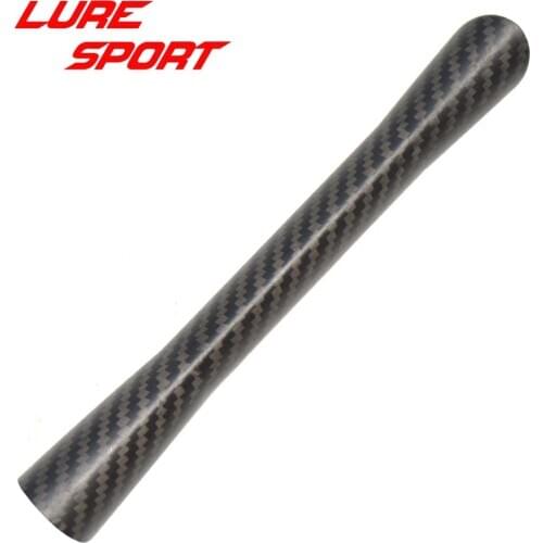 LureSport 2pcs Triangular Body 3K woven carbon 20cm Grip handle EVA in Butt side Rod Building component Rod Repair DIY blank