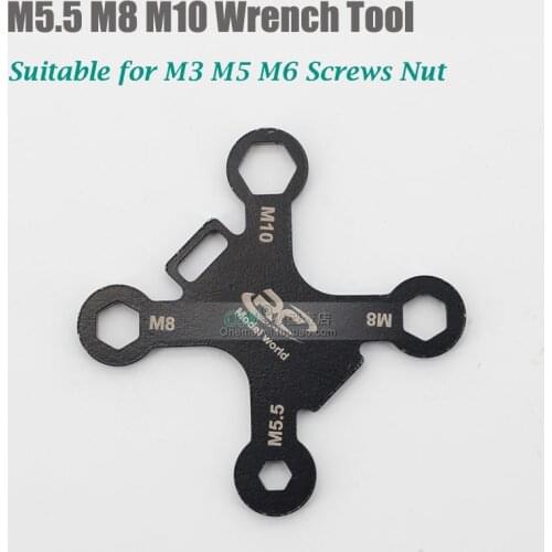 M./-1pcs/RC M5.5 M8 M10 Quick Release Wrench Tool for M3 M5 M6 Screws Nut for DIY RC Drone FPV Racing Spare Part DIY Accessories