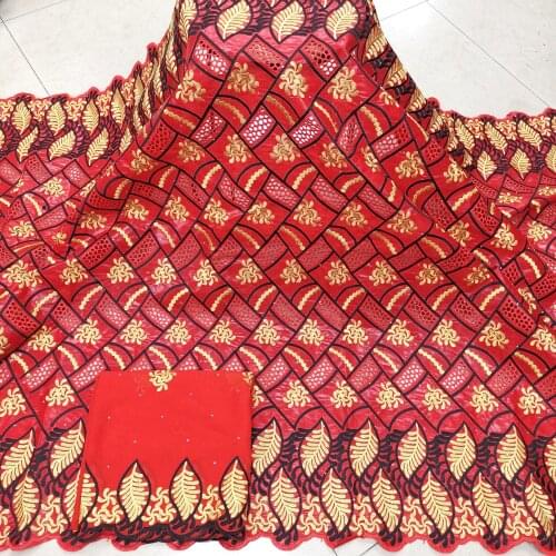 New Arrival Guinea Brocade Fabric 100% Cotton White Bazin Riche Fabric 2021 High Quality African Bazin Riche Fabric 7 Yards