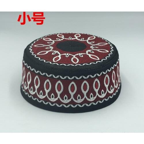 A New Type of Sunday Hat Muslimi Hat High-grade Flat-top Round-edged Saudi Hat Performance