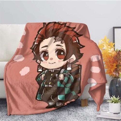 Upetstory 3D Anime Printing Blanket Among Us Soft Comfortable Fall Winter Throw Sleeping Blanket Flannel Warm Sleeping Blanket