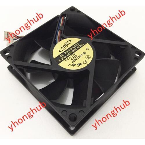ADDA AD0812XB-A7BGL DC 12V 0.45A 80x80x25mm Server Cooling Fan